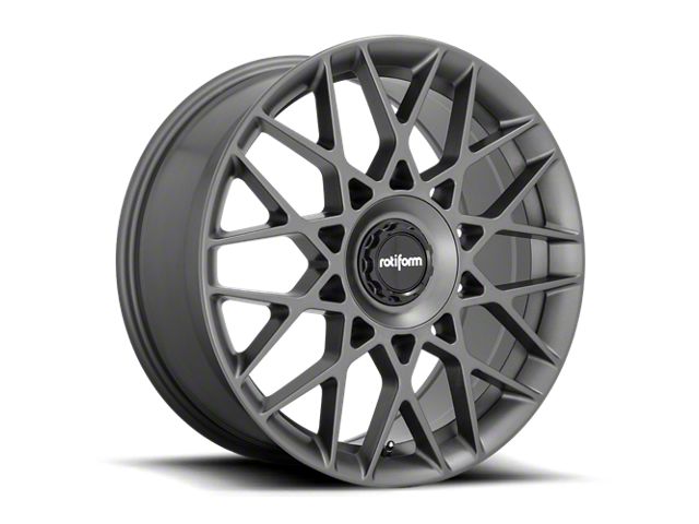 Rotiform BLQ-C Anthracite Wheel; 19x8.5 (10-14 Mustang)