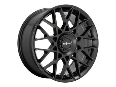 Rotiform BLQ-C Matte Black Wheel; 19x8.5; 35mm Offset (10-14 Mustang)