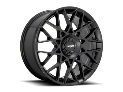 Rotiform BLQ-C Matte Black Wheel; 19x8.5 (10-14 Mustang)