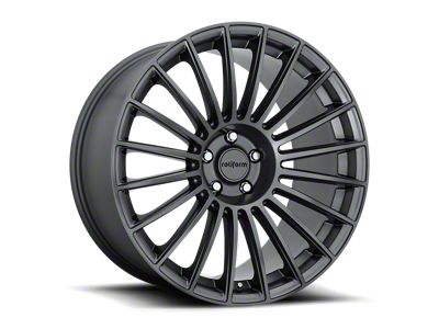 Rotiform BUC Matte Anthracite Wheel; Rear Only; 20x10.5 (10-14 Mustang)