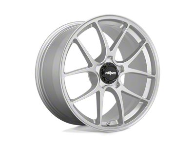 Rotiform LTN Gloss Silver Wheel; Rear Only; 20x10.5 (10-14 Mustang)