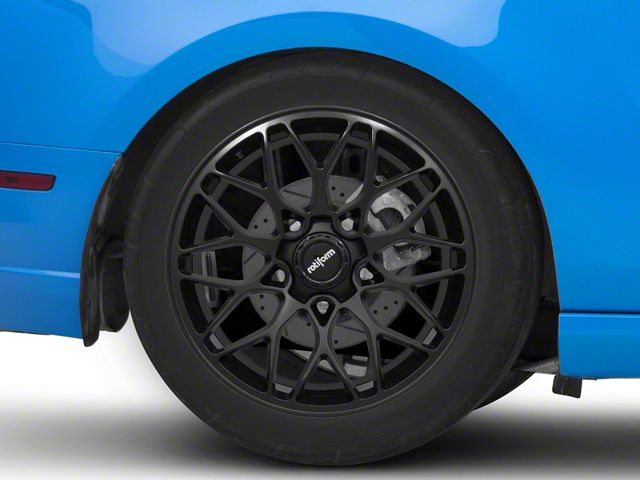 Rotiform R190 Matte Black Wheel; Rear Only; 19x10 (10-14 Mustang)