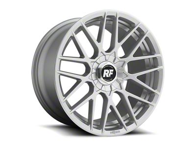 Rotiform RSE Gloss Silver Wheel; Rear Only; 19x10 (10-14 Mustang)