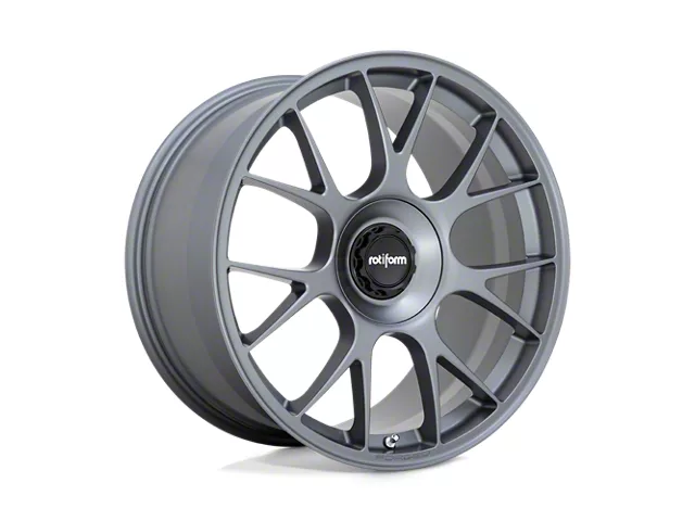 Rotiform TUF Satin Titanium Wheel; Rear Only; 20x10.5 (10-14 Mustang)