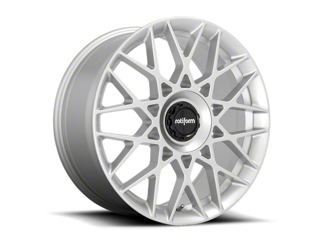 Rotiform BLQ-C Gloss Silver Wheel; 19x8.5 (2024 Mustang)