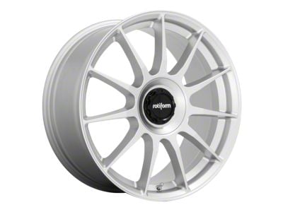 Rotiform DTM Gloss Silver Wheel; Rear Only; 20x10 (2024 Mustang)