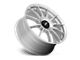 Rotiform DTM Gloss Silver Wheel; 20x8.5 (2024 Mustang)
