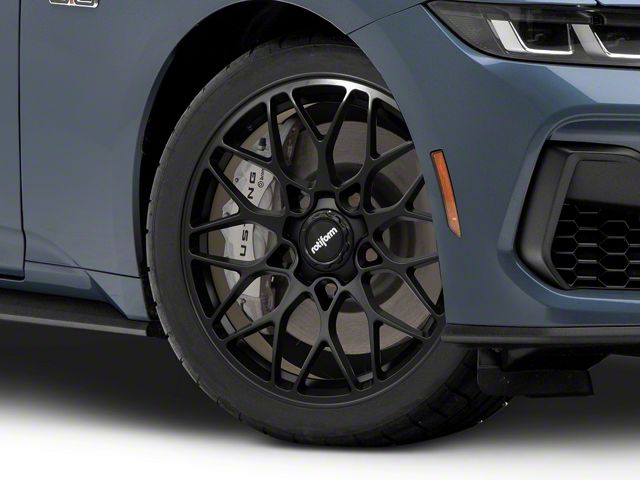 Rotiform R190 Matte Black Wheel; 19x8.5 (2024 Mustang)