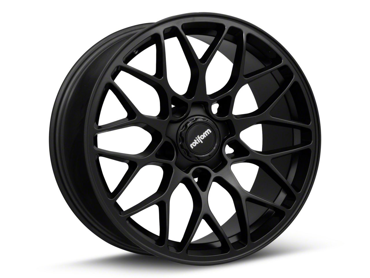 Rotiform Mustang R190 Matte Black Wheel; 20x9; 35mm Offset