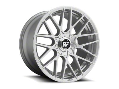 Rotiform RSE Gloss Silver Wheel; Rear Only; 19x10 (2024 Mustang)