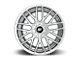 Rotiform RSE Gloss Silver Wheel; Rear Only; 19x10 (2024 Mustang)
