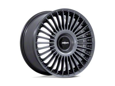 Rotiform GRZ Matte Anthracite Wheel; 20x8.5; 45mm Offset (16-24 Camaro, Excluding SS w/ 6-Piston Front Calipers & ZL1)