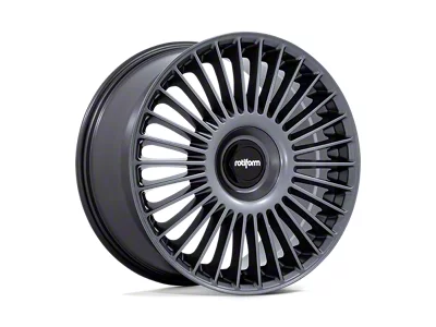 Rotiform GRZ Matte Anthracite Wheel; 22x10; 30mm Offset (16-24 Camaro, Excluding SS w/ 6-Piston Front Calipers & ZL1)