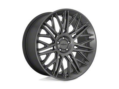 Rotiform JDR Matte Anthracite Wheel; 22x10; 30mm Offset (16-24 Camaro, Excluding SS w/ 6-Piston Front Calipers & ZL1)