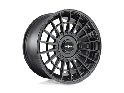 Rotiform LAS-R Matte Black Wheel; 19x8.5; 35mm Offset (16-24 Camaro, Excluding SS w/ 6-Piston Front Calipers & ZL1)