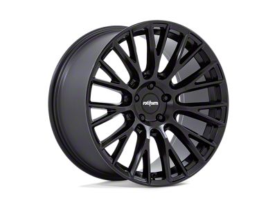 Rotiform LSE Satin Black Wheel; Rear Only; 20x10; 40mm Offset (16-24 Camaro, Excluding SS w/ 6-Piston Front Calipers & ZL1)