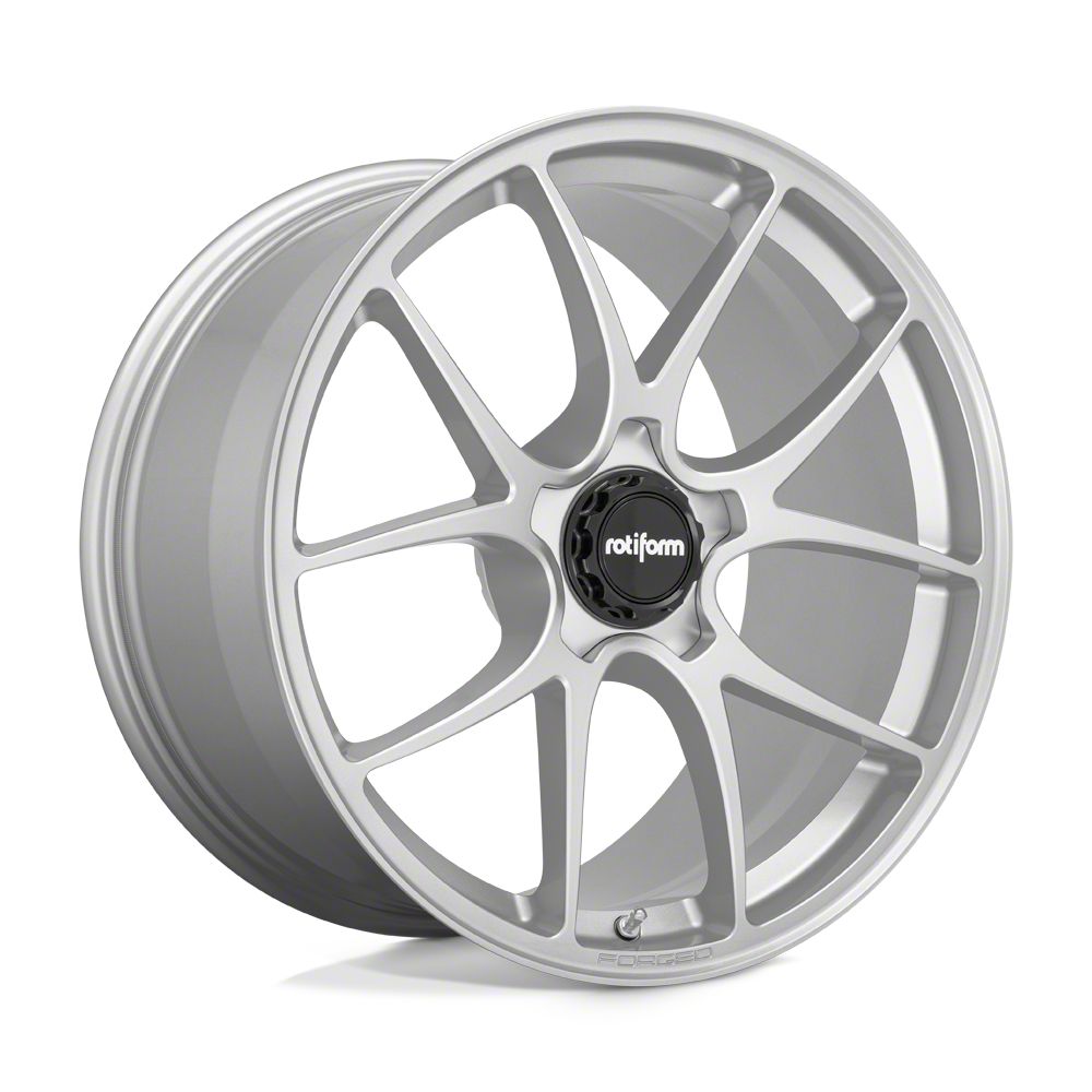Rotiform Camaro LTN Gloss Silver Wheel; Rear Only; 20x11