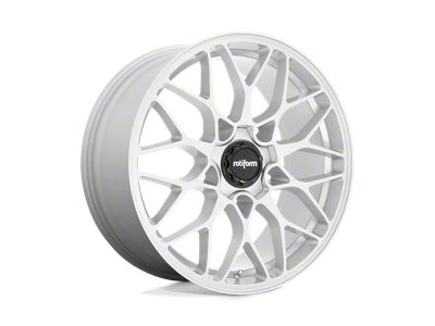 Rotiform R189 Gloss Silver Wheel; 20x9; 20mm Offset (16-24 Camaro, Excluding SS w/ 6-Piston Front Calipers & ZL1)