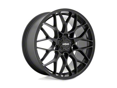 Rotiform R190 Matte Black Wheel; 19x10; 35mm Offset (16-24 Camaro, Excluding SS w/ 6-Piston Front Calipers & ZL1)