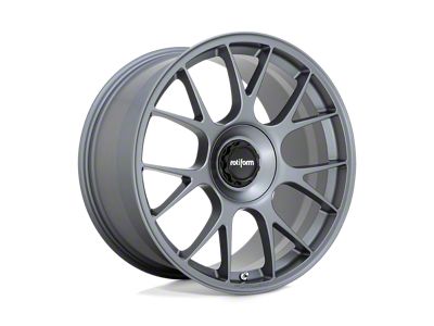 Rotiform TUF Satin Titanium Wheel; 19x10.5; 34mm Offset (16-24 Camaro, Excluding SS w/ 6-Piston Front Calipers & ZL1)