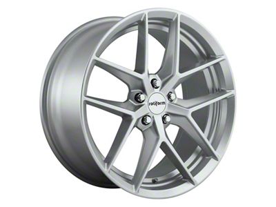 Rotiform FLG Gloss Silver Wheel; 18x8.5; 45mm Offset (21-25 Mustang Mach-E, Excluding GT)