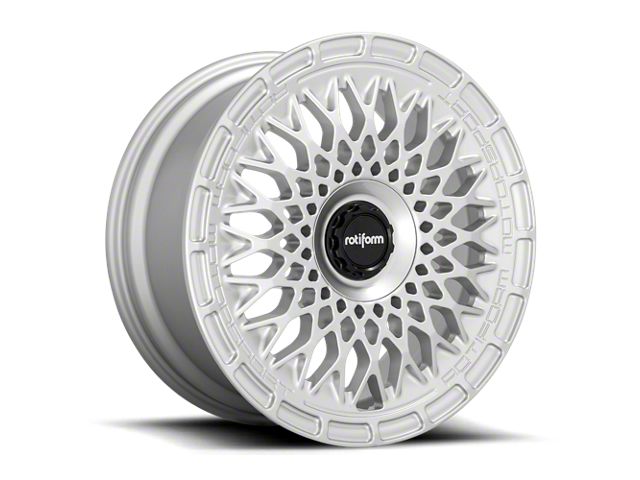 Rotiform LHR-M Gloss Silver Wheel; 19x8.5 (21-24 Mustang Mach-E)