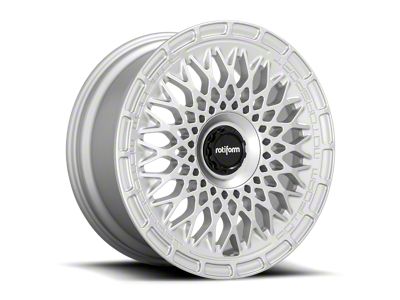 Rotiform LHR-M Gloss Silver Wheel; 19x8.5 (21-23 Mustang Mach-E)