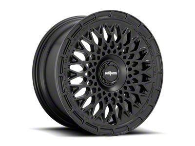 Rotiform LHR-M Matte Black Wheel; 19x8.5; 45mm Offset (21-25 Mustang Mach-E)