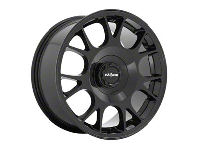 Rotiform TUF-R Gloss Black Wheel; 18x9.5; 38mm Offset (21-25 Mustang Mach-E, Excluding GT)