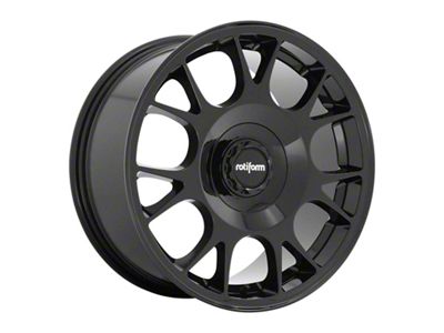 Rotiform TUF-R Gloss Black Wheel; 18x9.5 (21-24 Mustang Mach-E, Excluding GT)