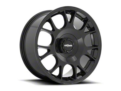 Rotiform TUF-R Gloss Black Wheel; 19x8.5; 45mm Offset (21-25 Mustang Mach-E)