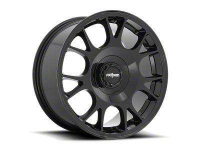 Rotiform TUF-R Gloss Black Wheel; 19x8.5 (21-24 Mustang Mach-E)