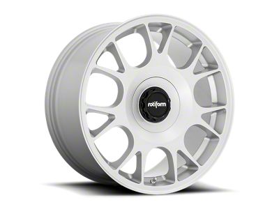 Rotiform TUF-R Gloss Silver Wheel; 19x9.5; 25mm Offset (21-25 Mustang Mach-E)