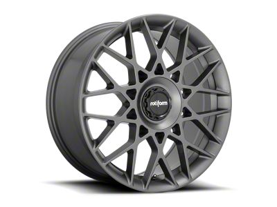 Rotiform BLQ-C Anthracite Wheel; 19x8.5; 35mm Offset (15-23 Mustang GT, EcoBoost, V6)