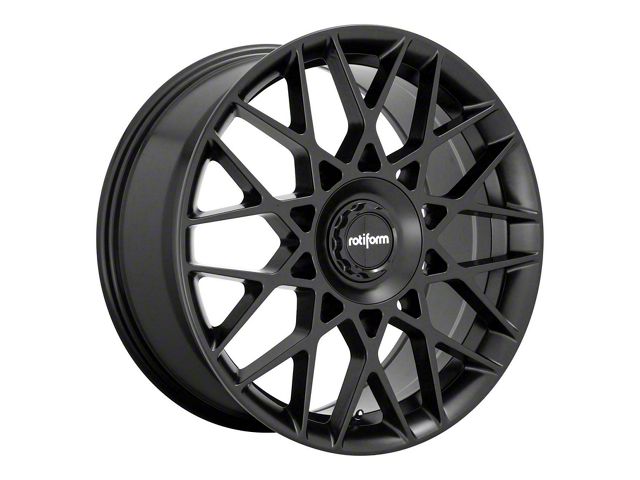 Rotiform BLQ-C Matte Black Wheel; 19x8.5 (15-23 Mustang GT, EcoBoost, V6)