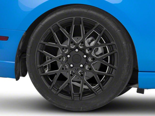 Rotiform BLQ Matte Black Wheel; 20x8.5 (10-14 Mustang)