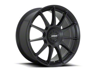 Rotiform DTM Satin Black Wheel; 19x8.5 (15-23 Mustang GT, EcoBoost, V6)