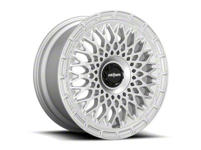Rotiform LHR-M Gloss Silver Wheel; 19x8.5; 35mm Offset (15-23 Mustang GT, EcoBoost, V6)