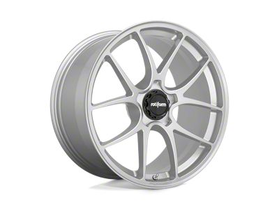 Rotiform LTN Gloss Silver Wheel; Rear Only; 20x10.5; 45mm Offset (15-23 Mustang GT, EcoBoost, V6)