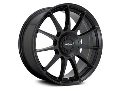 Rotiform R168 Satin Black Wheel; 18x8.5; 35mm Offset (15-23 Mustang EcoBoost w/o Performance Pack, V6)