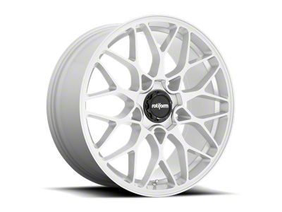 Rotiform R189 Gloss Silver Wheel; Rear Only; 20x10.5; 40mm Offset (15-23 Mustang GT, EcoBoost, V6)