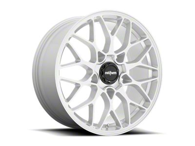 Rotiform R189 Gloss Silver Wheel; Rear Only; 20x10.5 (15-23 Mustang GT, EcoBoost, V6)