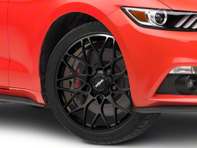 Rotiform R190 Matte Black Wheel; 19x8.5; 35mm Offset (15-23 Mustang GT, EcoBoost, V6)