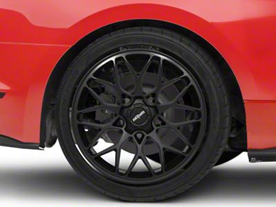 Rotiform R190 Matte Black Wheel; Rear Only; 19x10; 40mm Offset (15-23 Mustang GT, EcoBoost, V6)