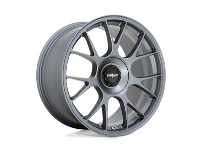 Rotiform TUF Satin Titanium Wheel; Rear Only; 20x10.5; 45mm Offset (15-23 Mustang GT, EcoBoost, V6)