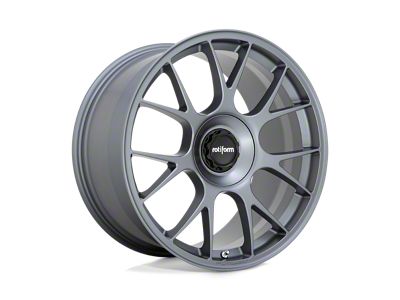Rotiform TUF Satin Titanium Wheel; Rear Only; 20x10.5 (15-23 Mustang GT, EcoBoost, V6)