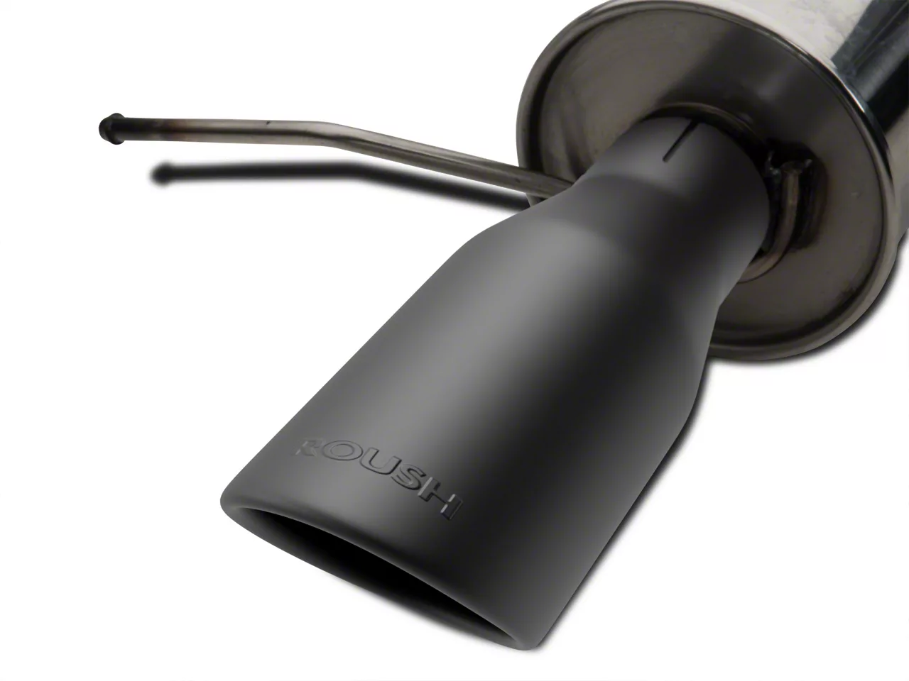 Roush Mustang AxleBack Exhaust with Black Tips 421145 BLK (1114