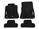 Roush Embroidered Front and Rear Floor Mats; Black (15-20 All)