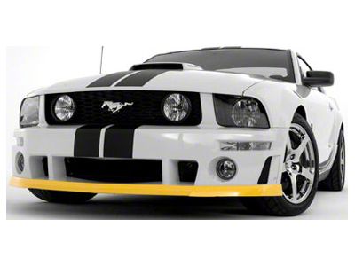 Roush Front Fascia Chin Spoiler; Unpainted (05-09 Mustang GT, V6)