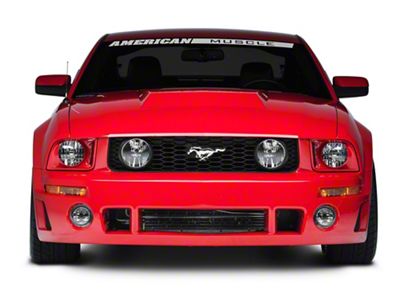 Roush Front Fascia; Unpainted (05-09 Mustang GT, V6)